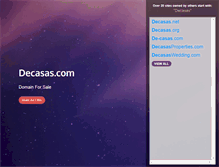 Tablet Screenshot of decasas.com